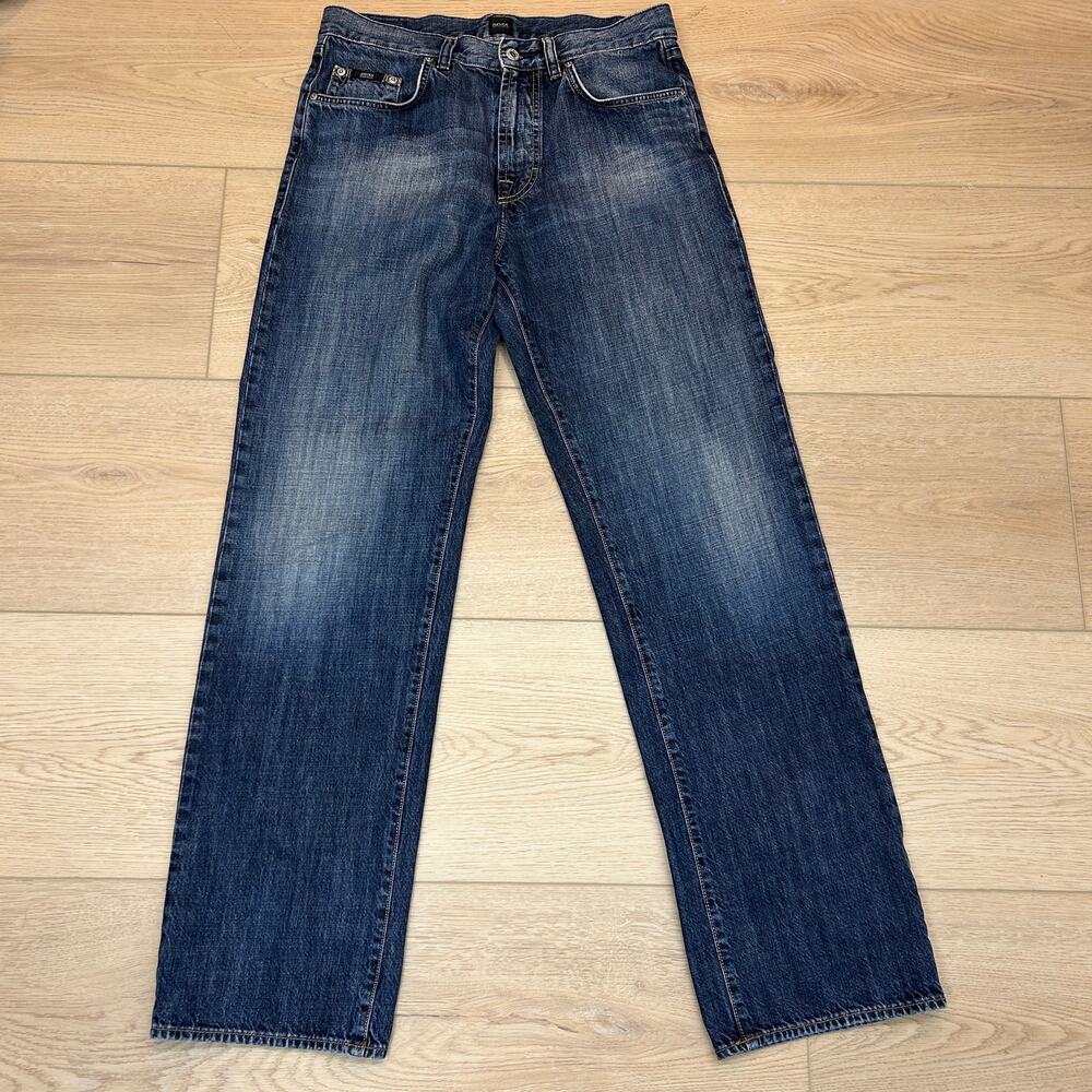 Boss Hugo Boss Men’s Straight fit Denim Jeans Size 32